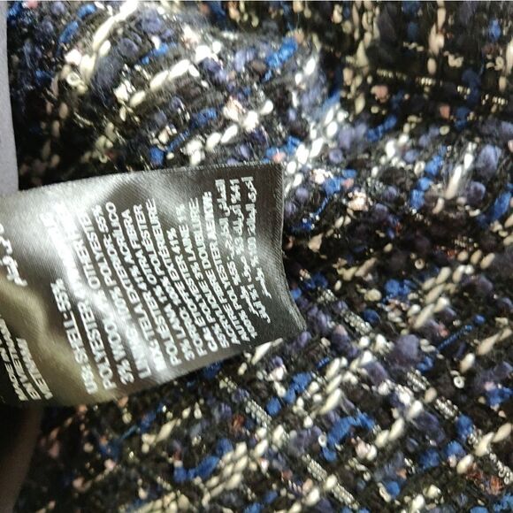 WHBM WHITE HOUSE BLACK MARKET BLUE BLACK CAREER SKIRT SIZE 10 - Picture 6 of 8